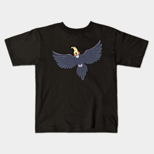 Cockatiel in the sky Kids T-Shirt